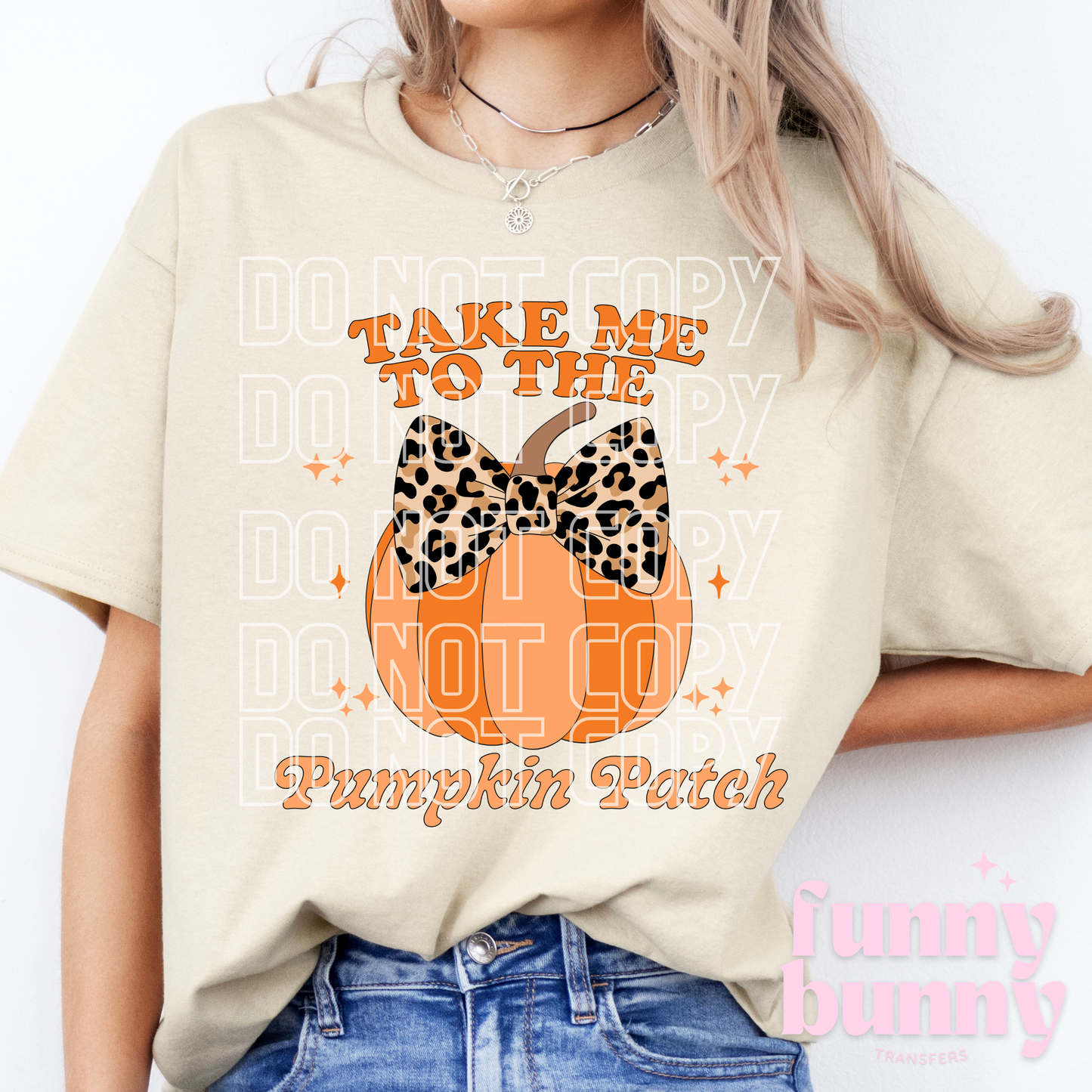 Orange Pumpkin Patch - DTF Transfer