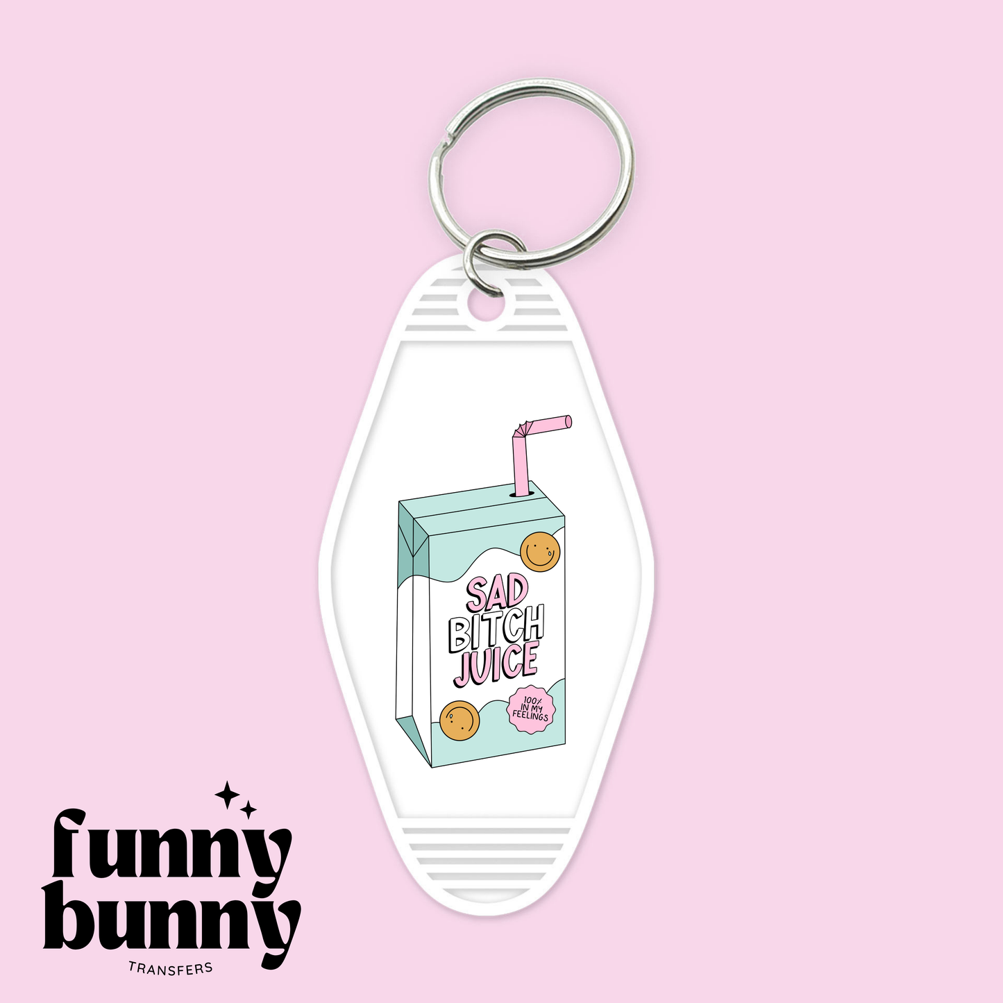 Organic Sad Juice - Motel Keychain