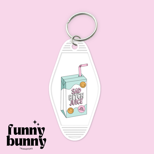 Organic Sad Juice - Motel Keychain