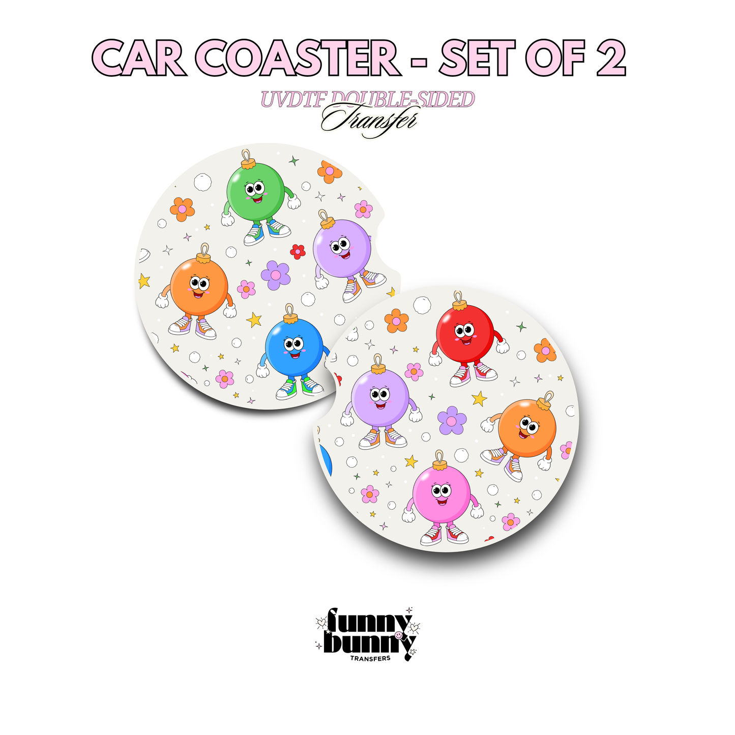 Ornaments Buddies - UVDTF Coaster