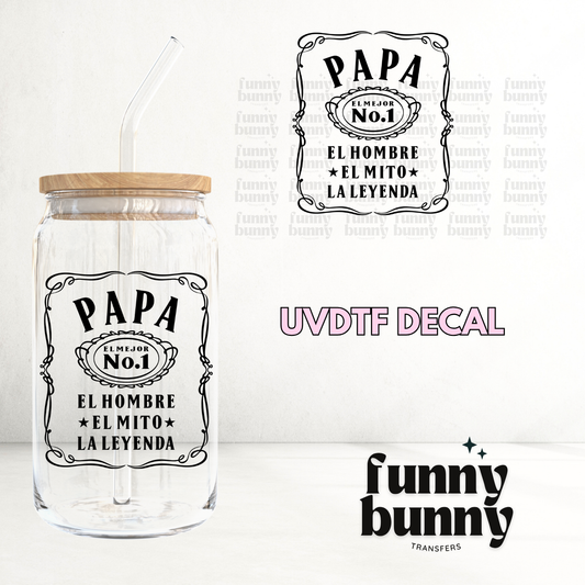 Papa No. 1 - UVDTF Decal