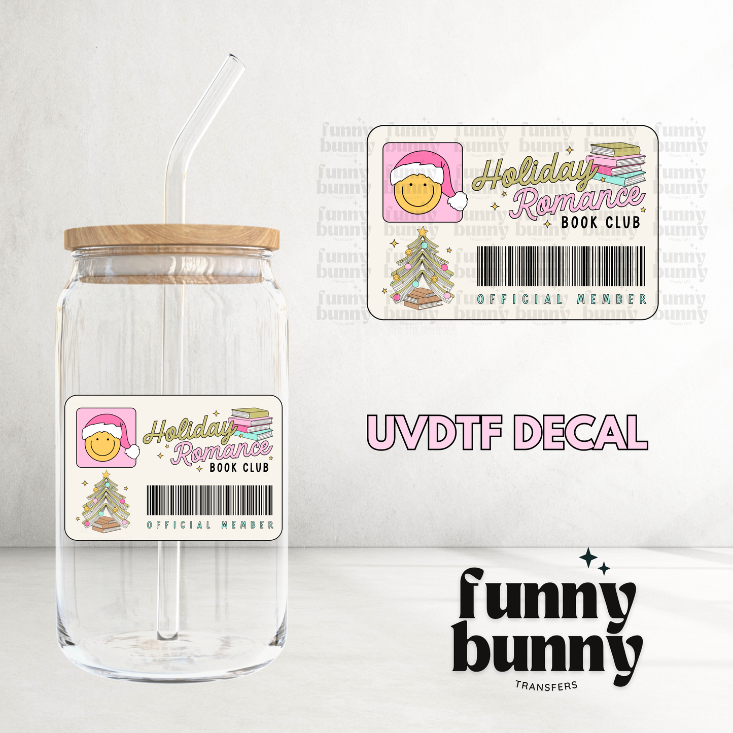 Pastel Holiday Romance Member - UVDTF Decal