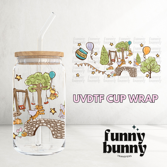 Pastel Hunny Bear - 16oz UVDTF Cup Wrap
