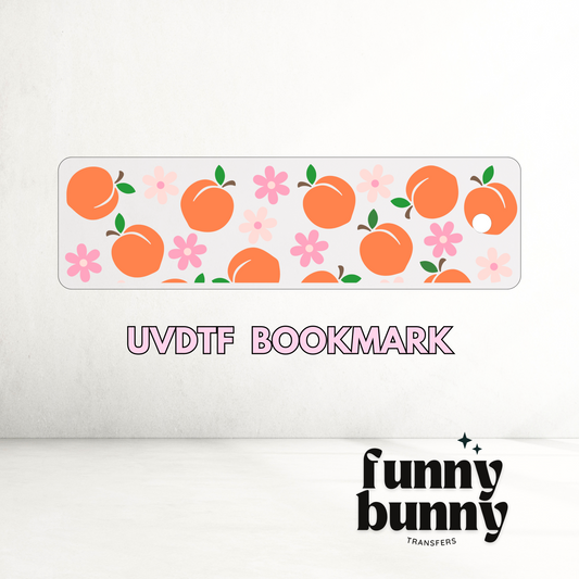 Peaches & Daisies - UVDTF Bookmark Decal