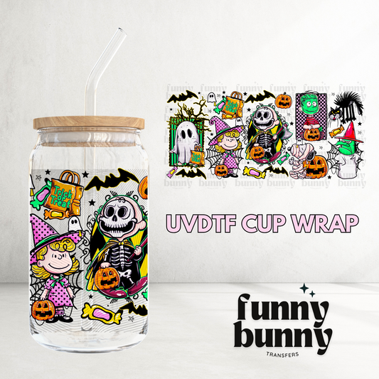 Peanut Spooky - 16oz UVDTF Cup Wrap