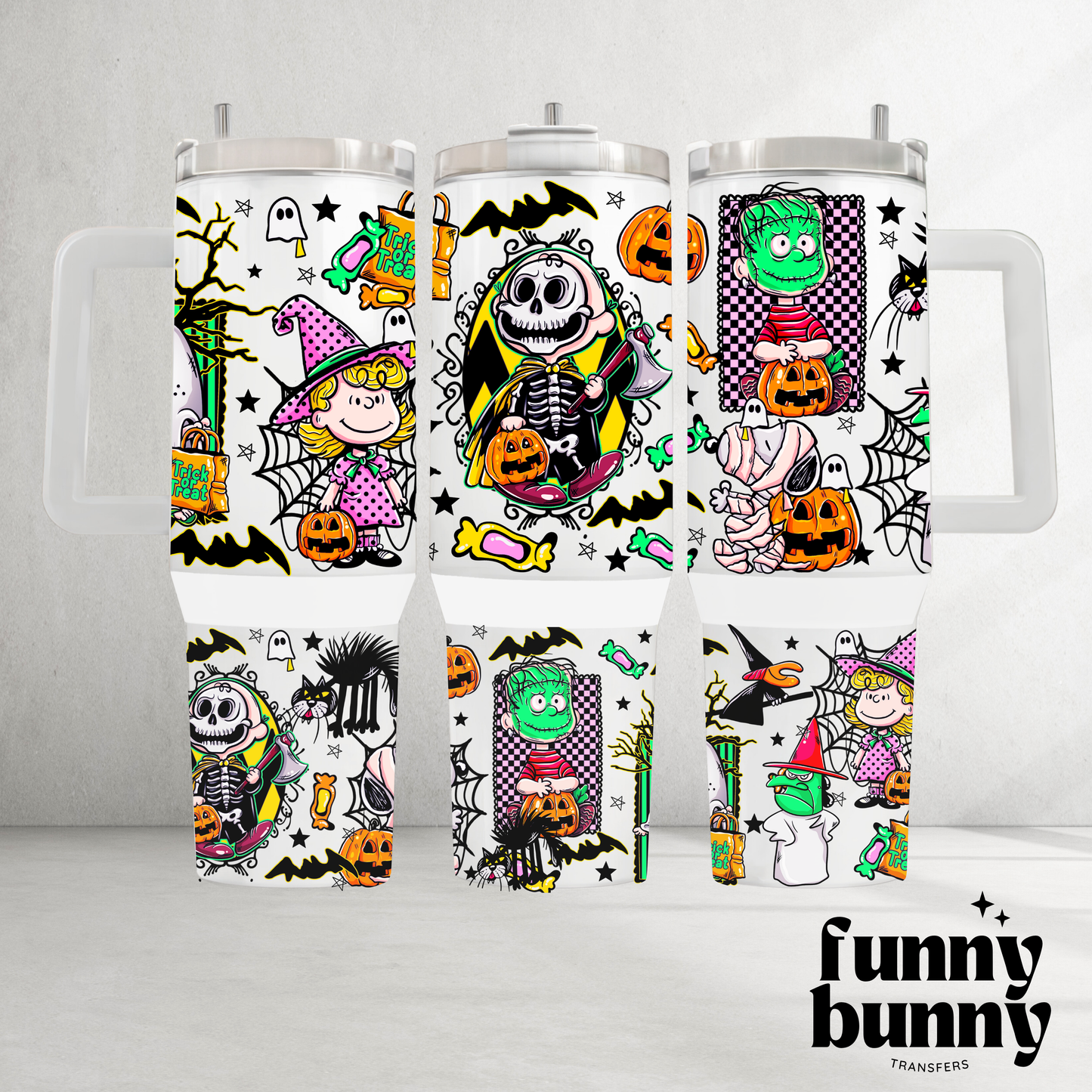 Peanut Spooky - 40oz UVDTF Tumbler Wrap