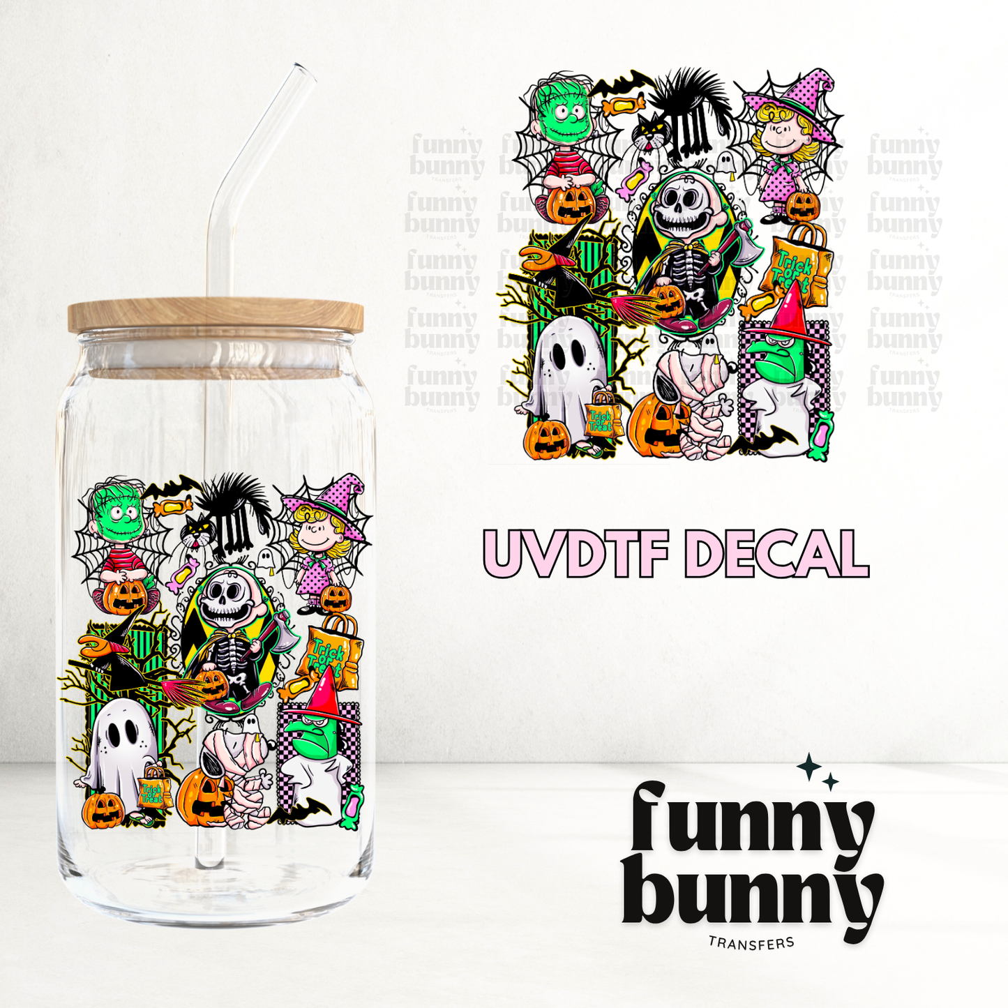 Peanut Spooky - UVDTF Decal