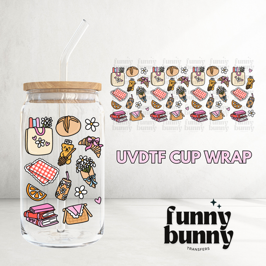 Picnic Must Have - 16oz UVDTF Cup Wrap
