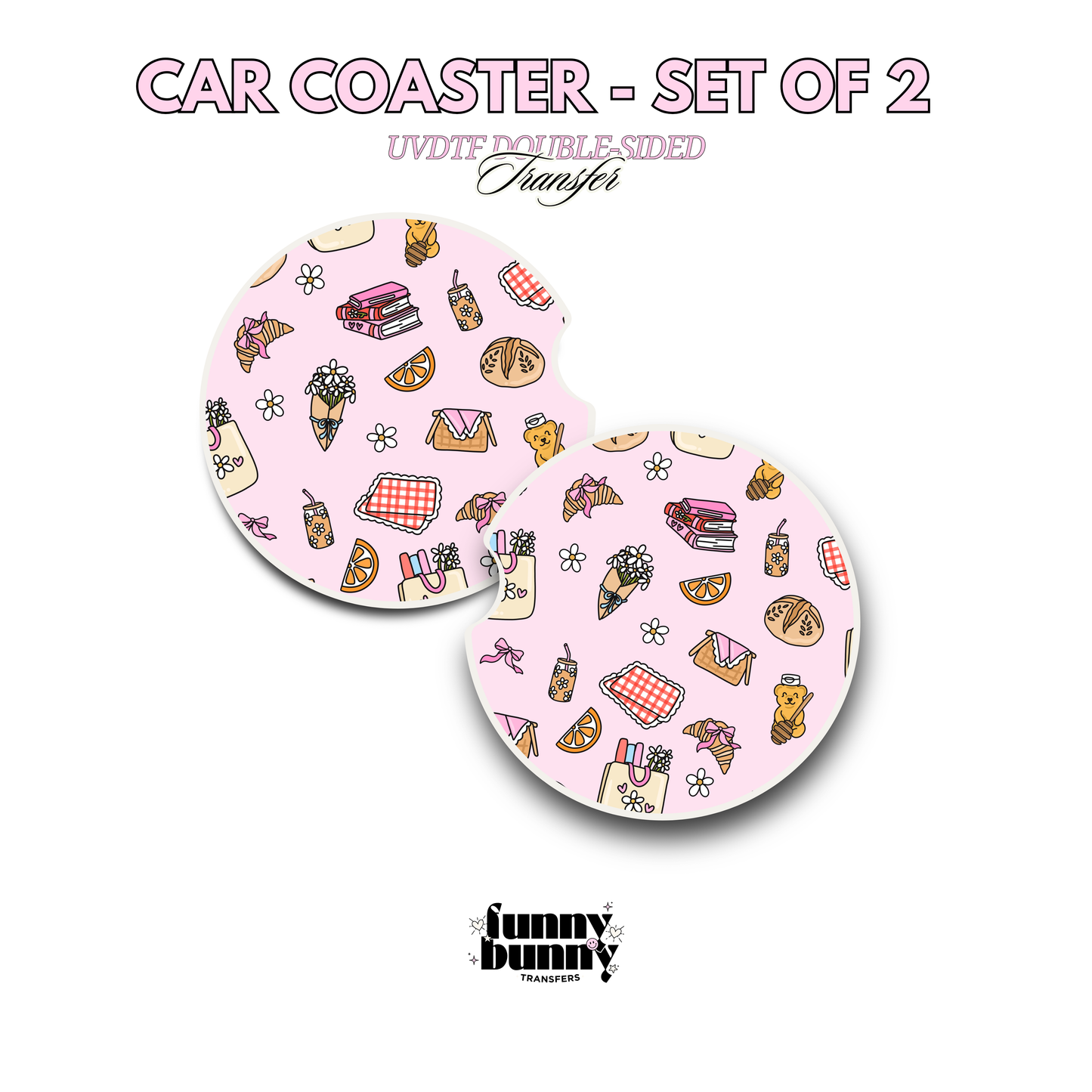 Picnic Must Have I - UVDTF Coaster