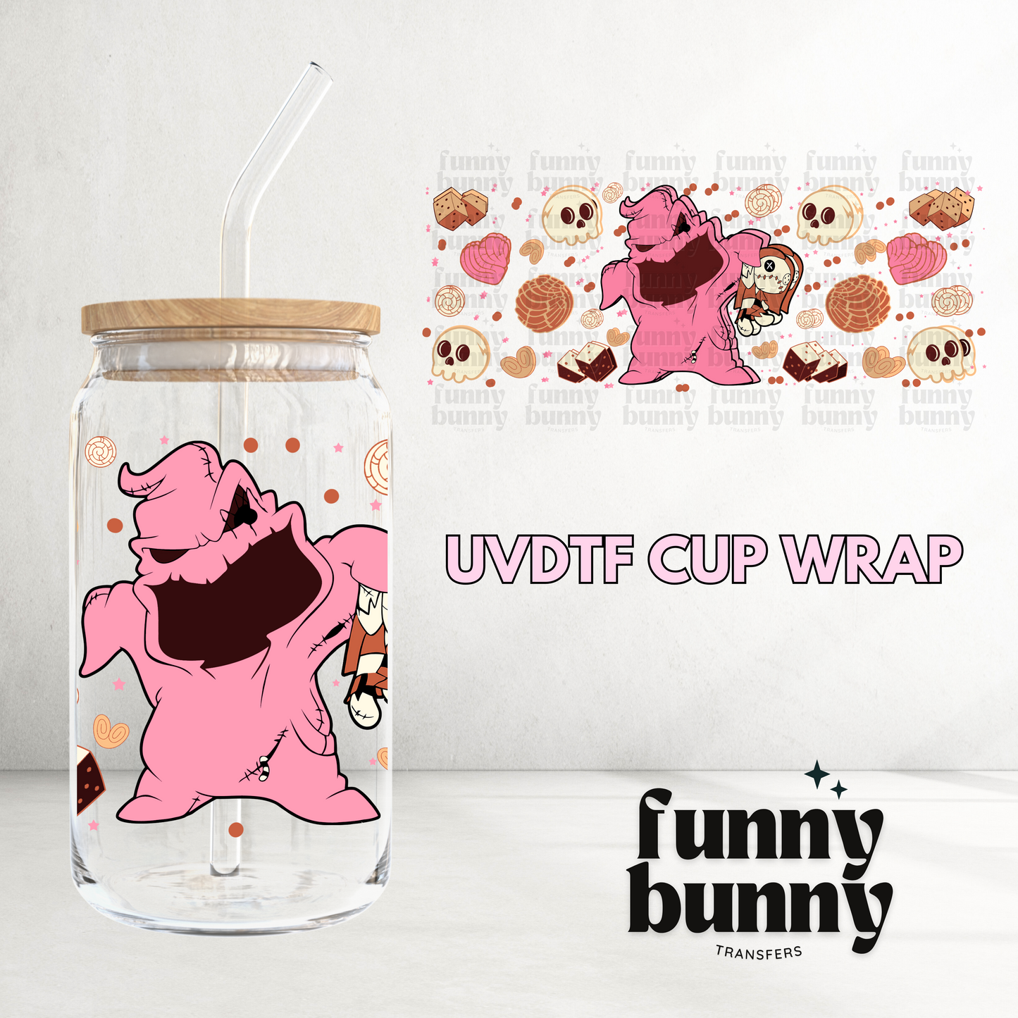 Pink Boogie - 16oz UVDTF Cup Wrap