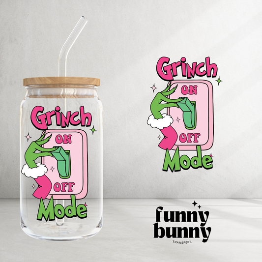 Pink Christmas Mode On - UVDTF Decal
