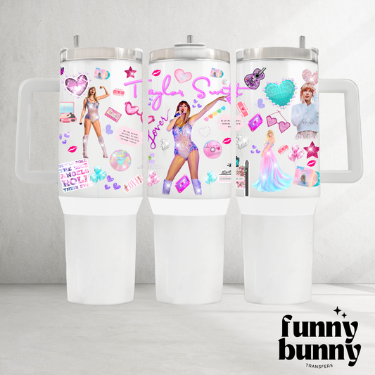 Pink Lover - 40oz UVDTF Tumbler Wrap