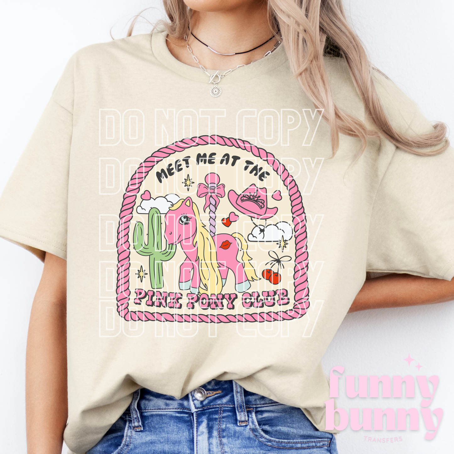 Pink Pony Club Vibes - DTF Transfer