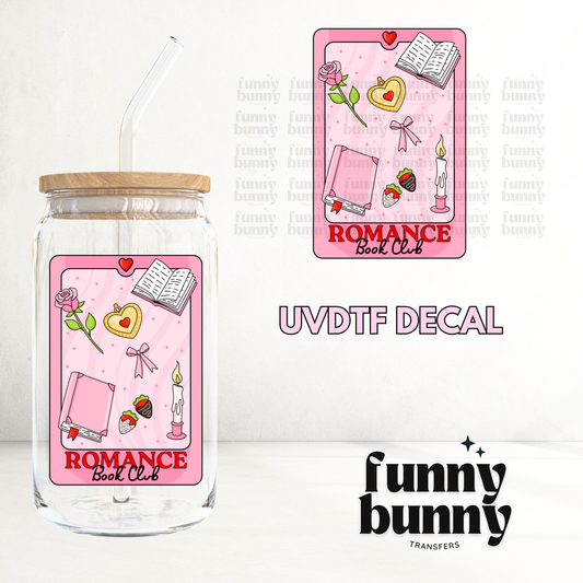 Pink Romance Book Club - UVDTF Decal