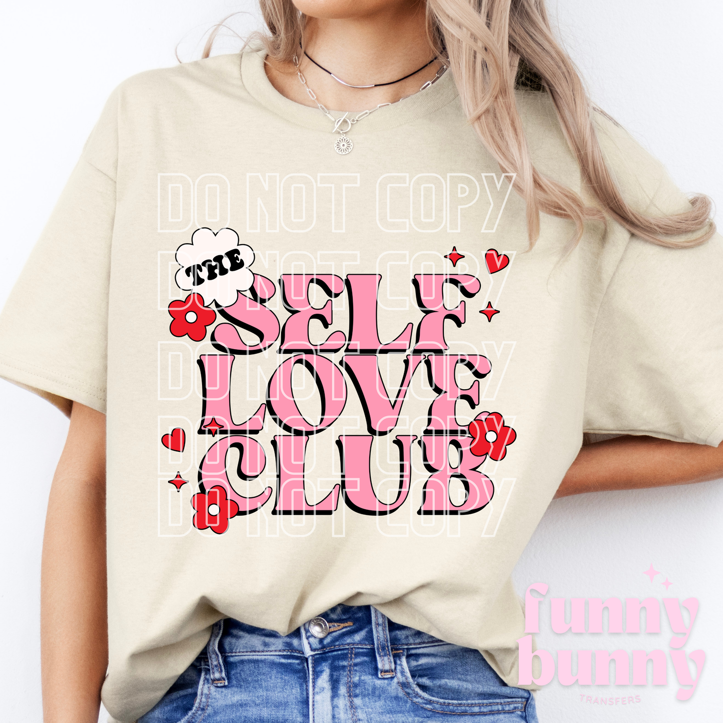 Pink Self Love Club - DTF Transfer