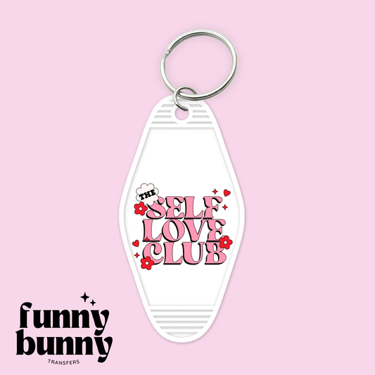 Pink Self Love Club - Motel Keychain