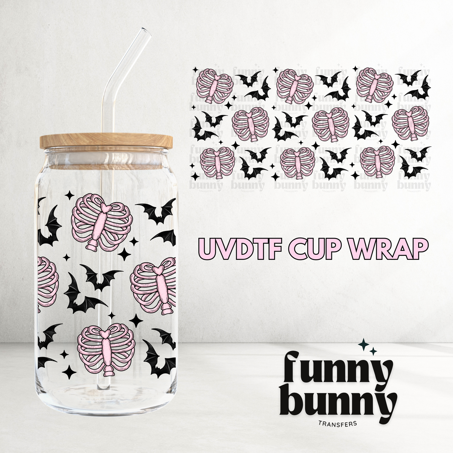 Bat Cage - 16oz UVDTF Cup Wrap