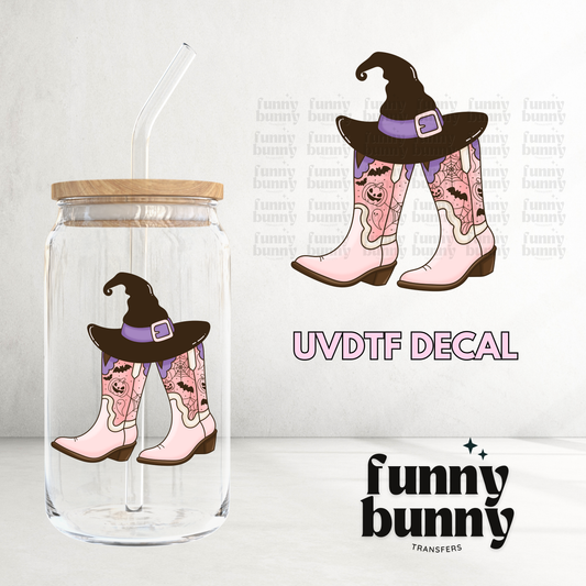 Pink Witchy Boots - UVDTF Decal