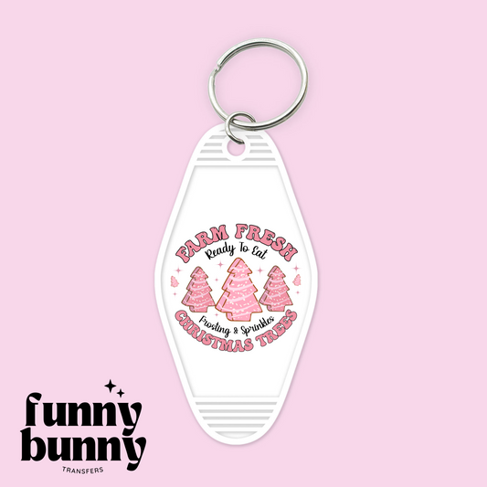 Pink Farm Fresh - Motel Keychain