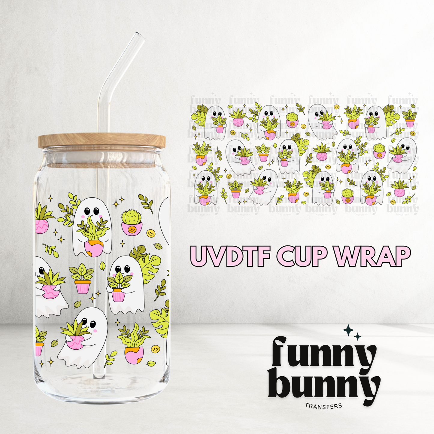 Plant Boos - 16oz UVDTF Cup Wrap
