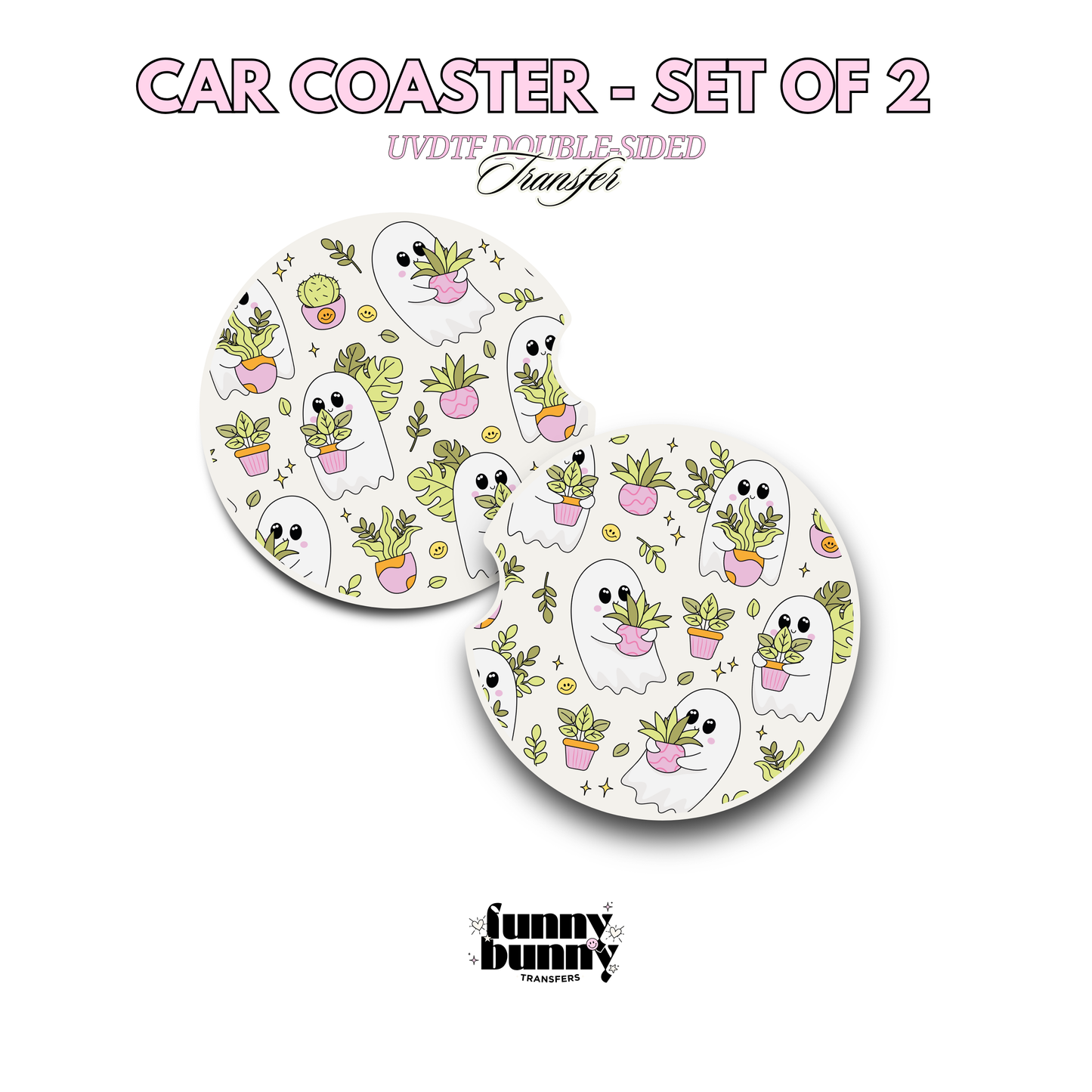 Plant Boos - UVDTF Coaster