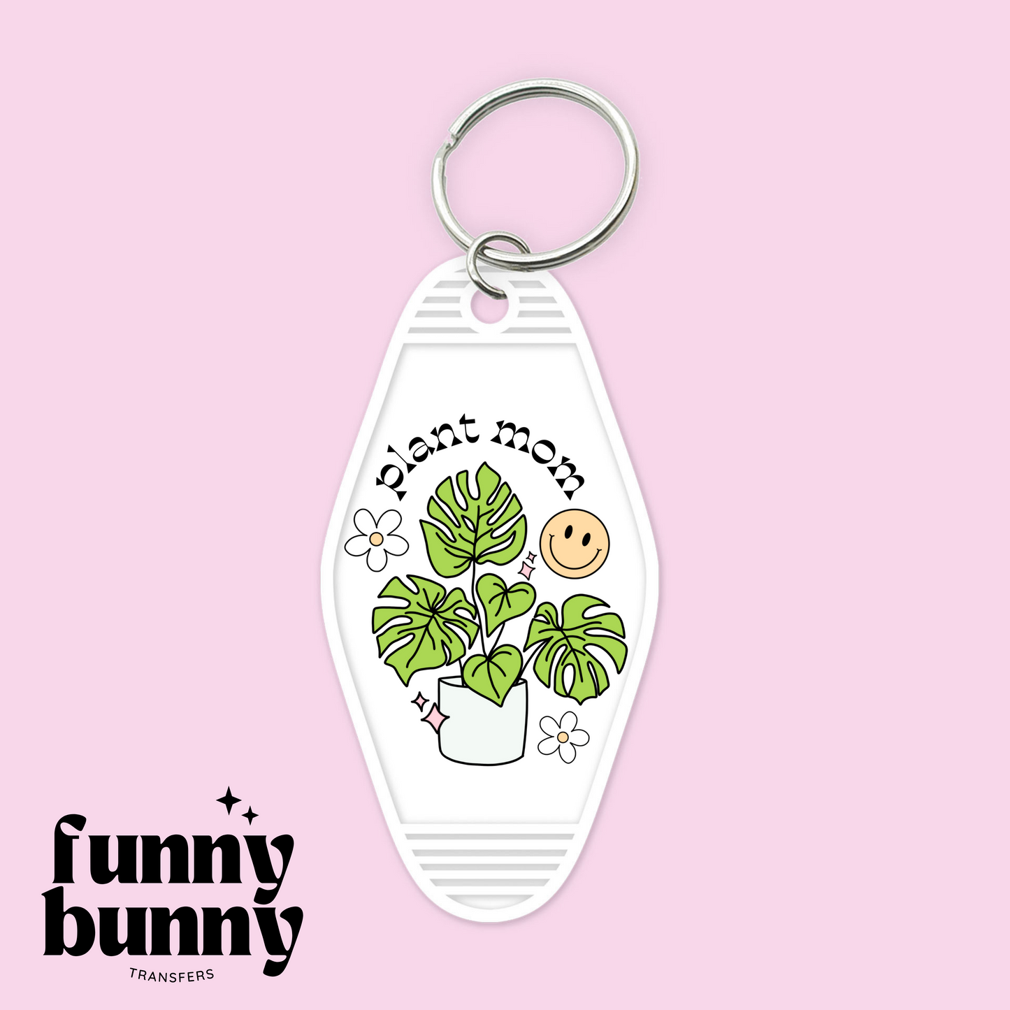 Plant Mom Vibes - Motel Keychain