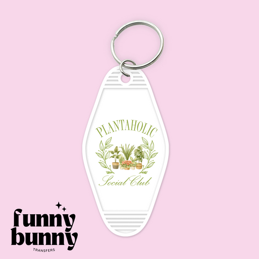 Plantaholic Social Club - Motel Keychain