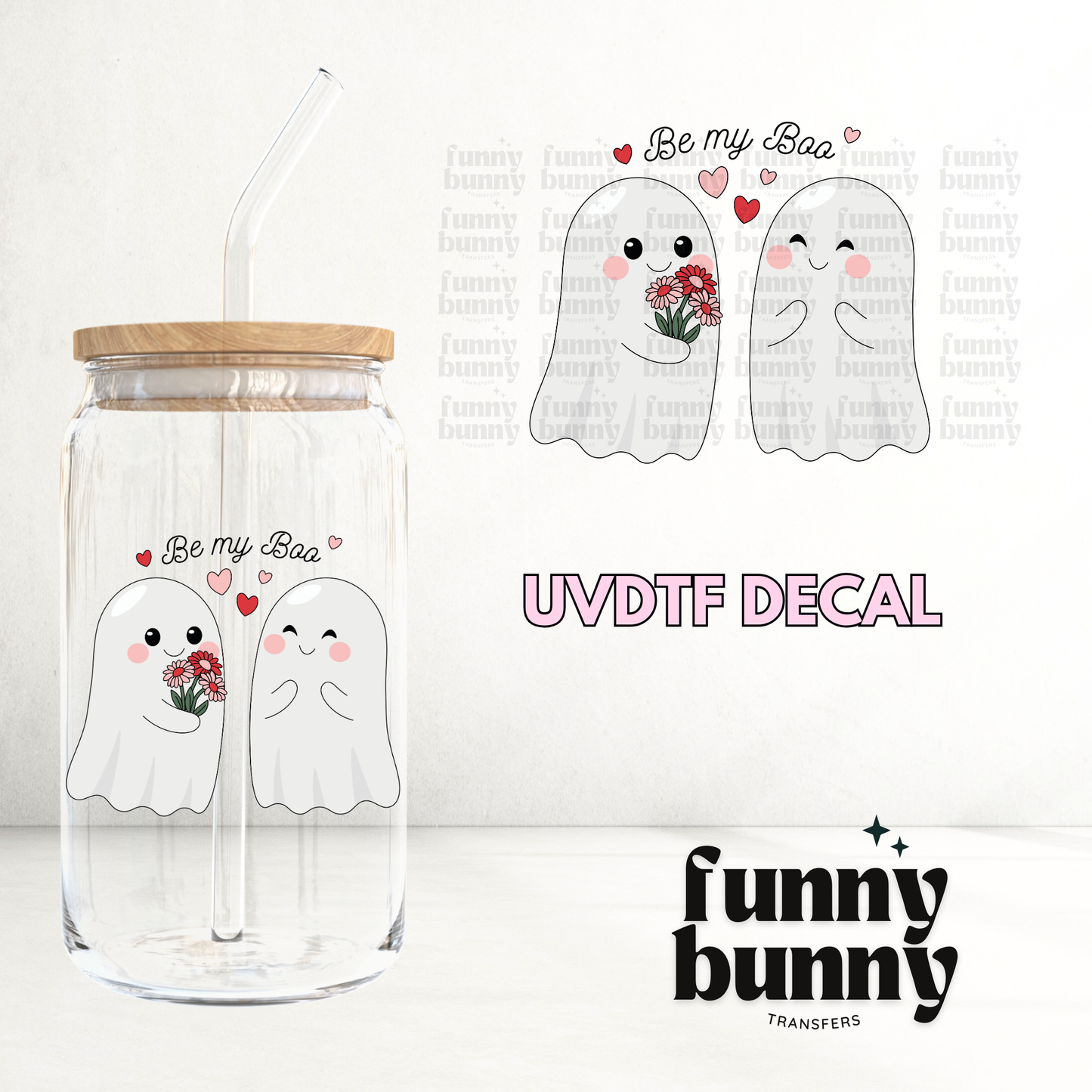 Please Be My BOO - UVDTF Decal