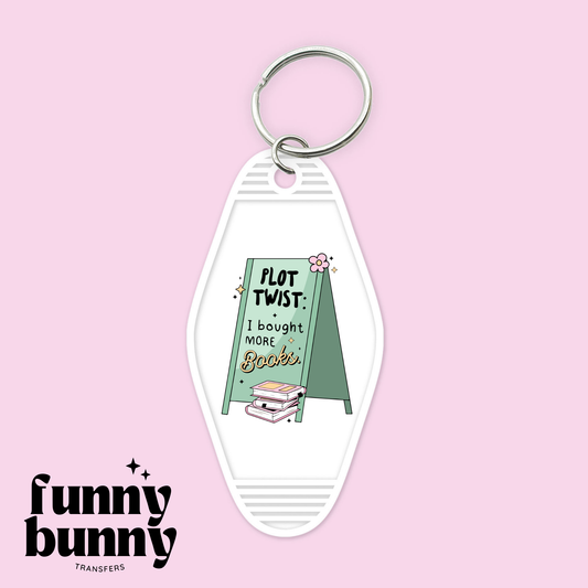 Plot Twist Books  - Motel Keychain