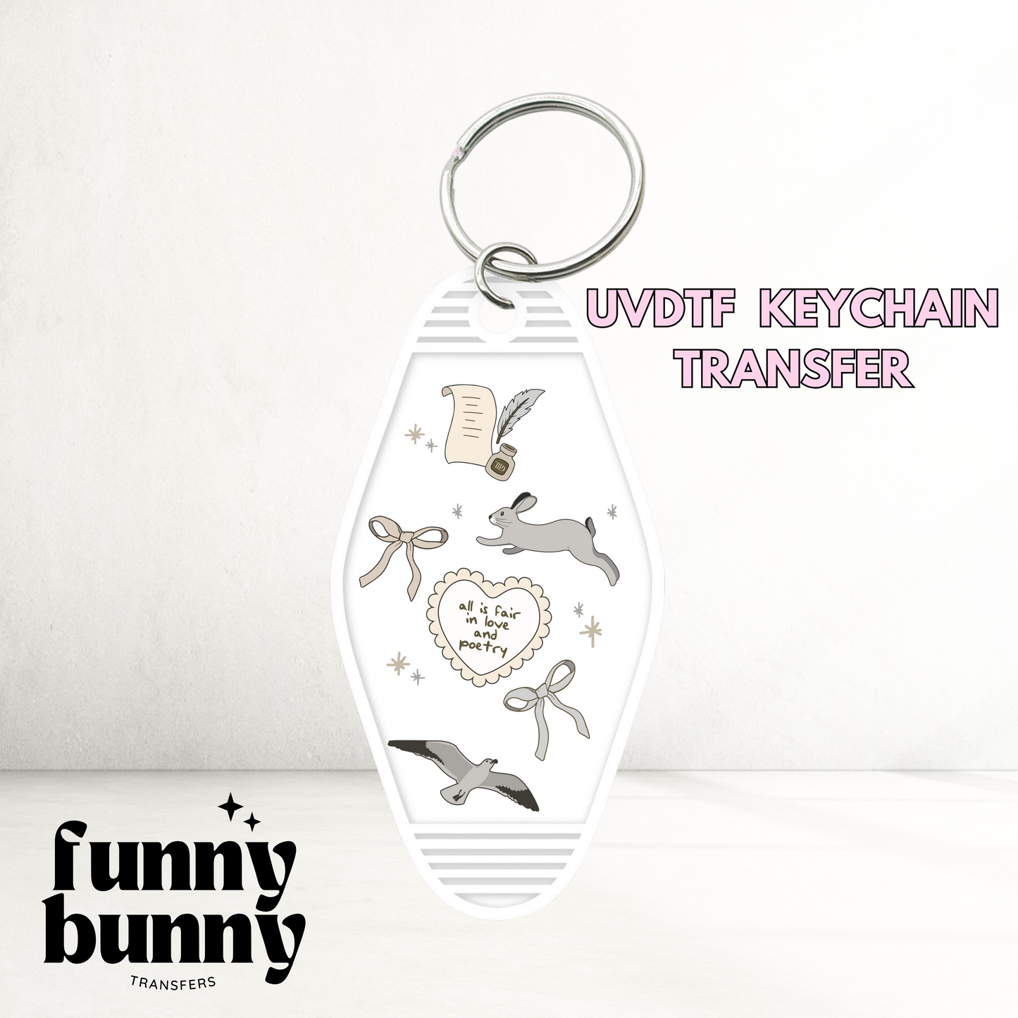 Poetry Club  - Motel Keychain