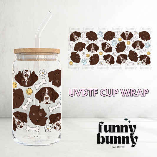 Pointer Dog - 16oz UVDTF Cup Wrap