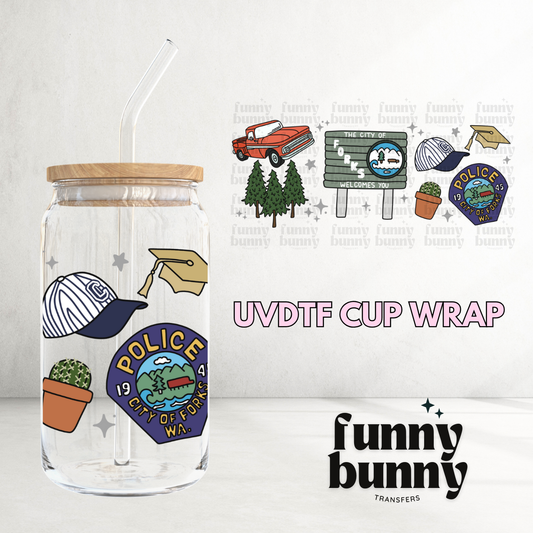 Forks - 16oz UVDTF Cup Wrap