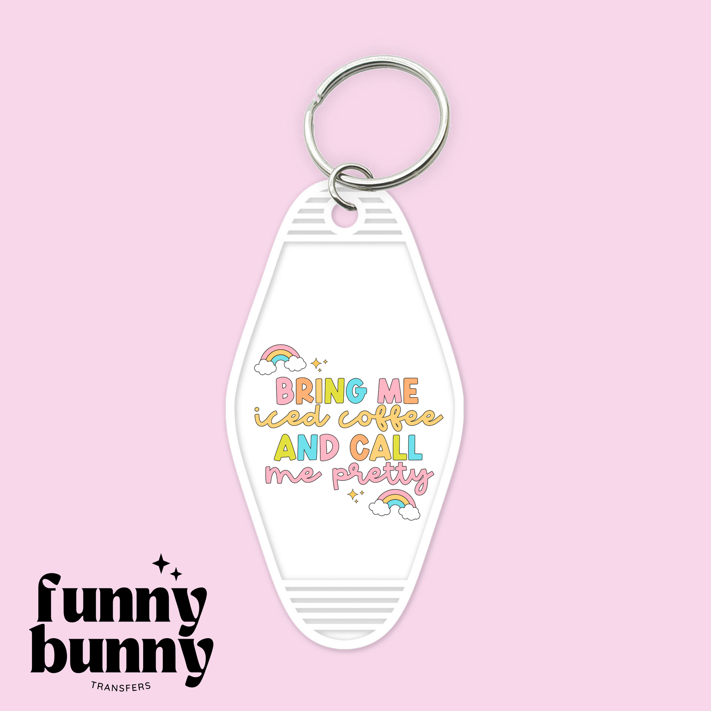 Pretty Iced Coffee - Motel Keychain