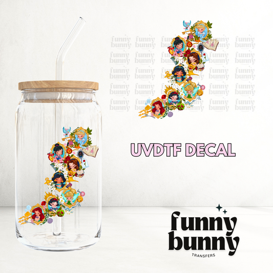 Princess Map - UVDTF Decal