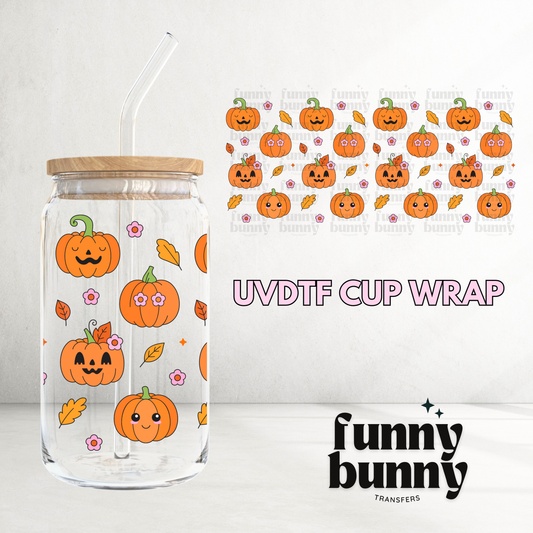 Pumpkin Cuties - 16oz UVDTF Cup Wrap