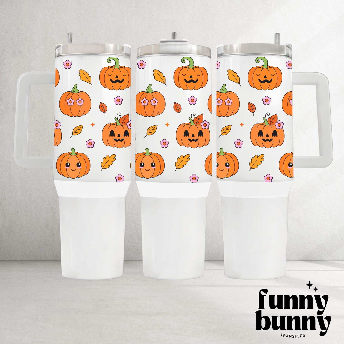 Pumpkin Cuties - 40oz UVDTF Tumbler Wrap