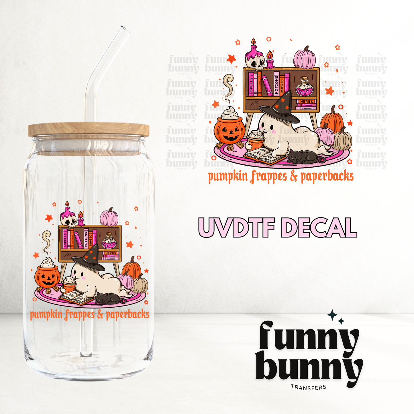 Pumpkin Frappes - UVDTF Decal