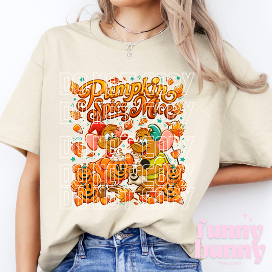 Pumpkin Spice Mice - DTF Transfer