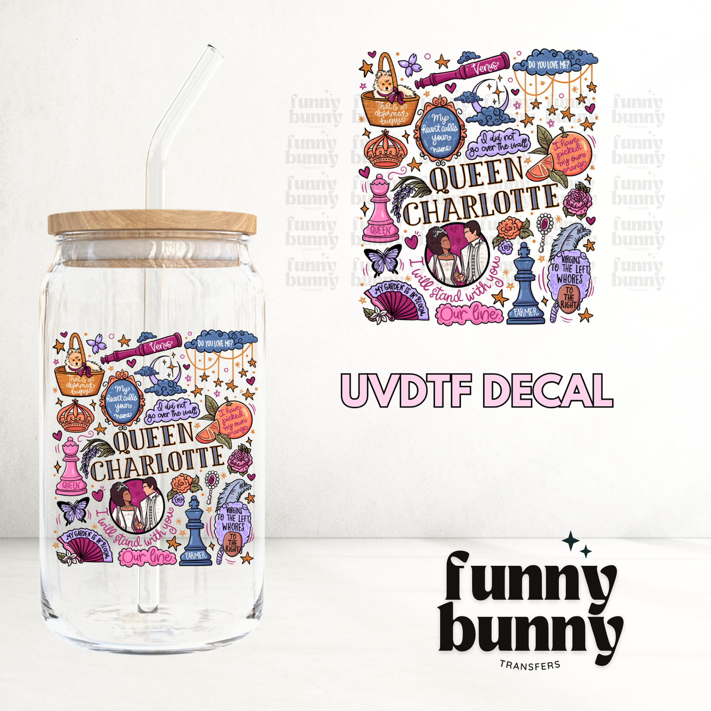 Queen Charlotte - UVDTF Decal