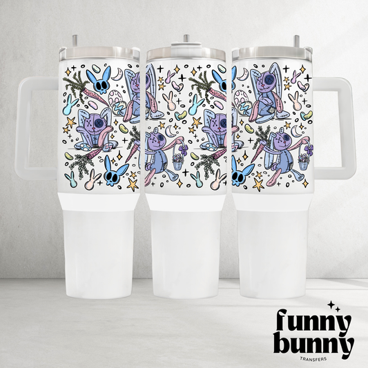 Rag Doll Bunny - 40oz UVDTF Tumbler Wrap