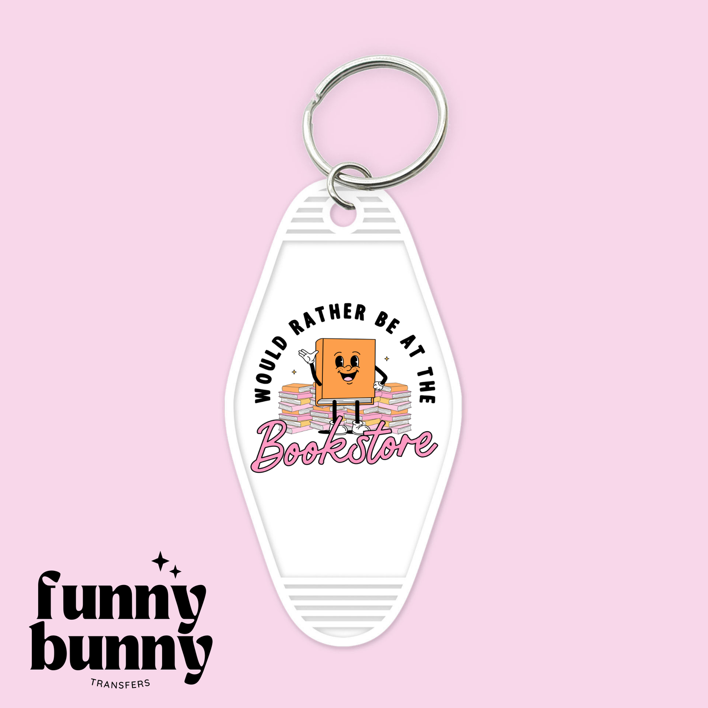 Rather Bookstore - Motel Keychain