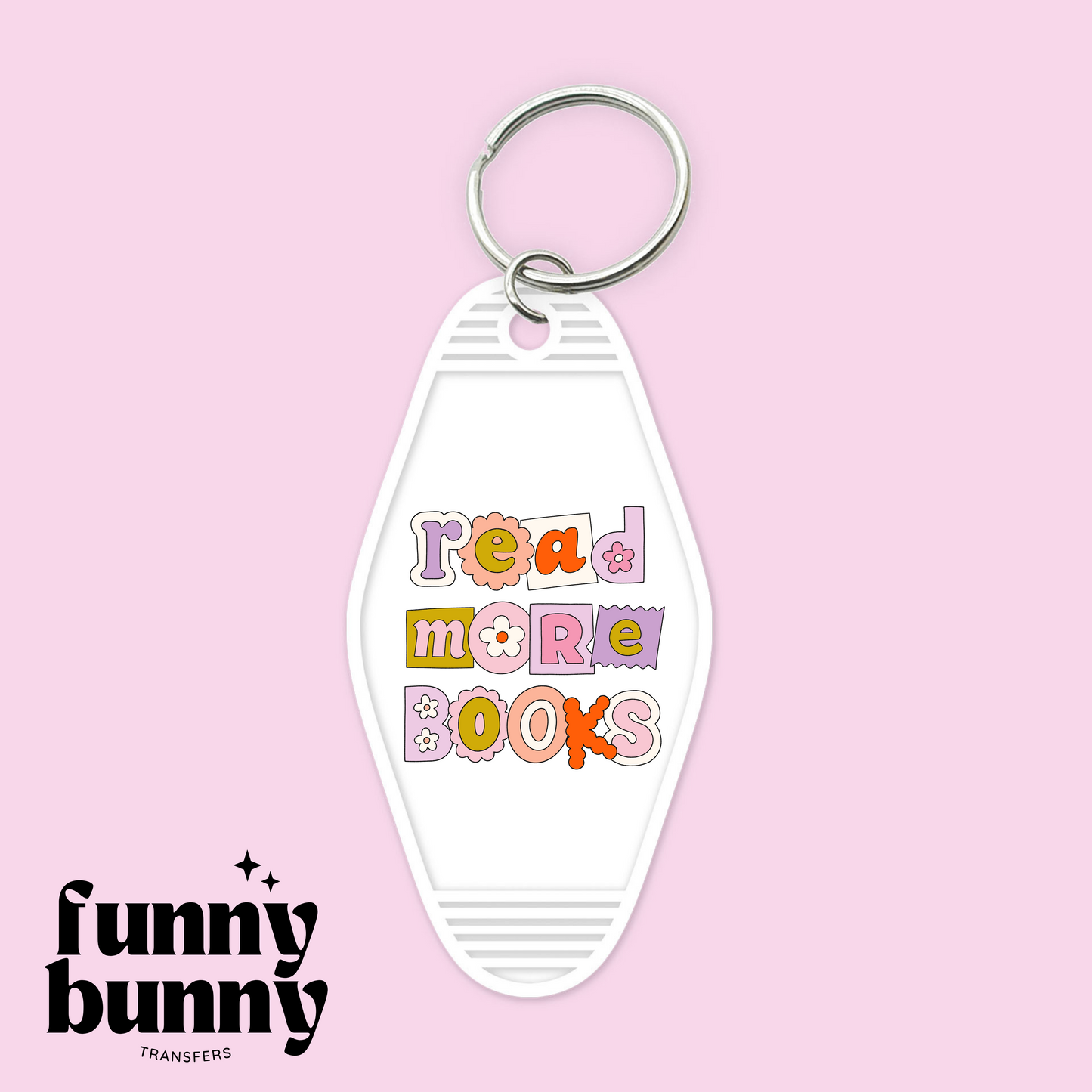 Read More Books - Motel Keychain