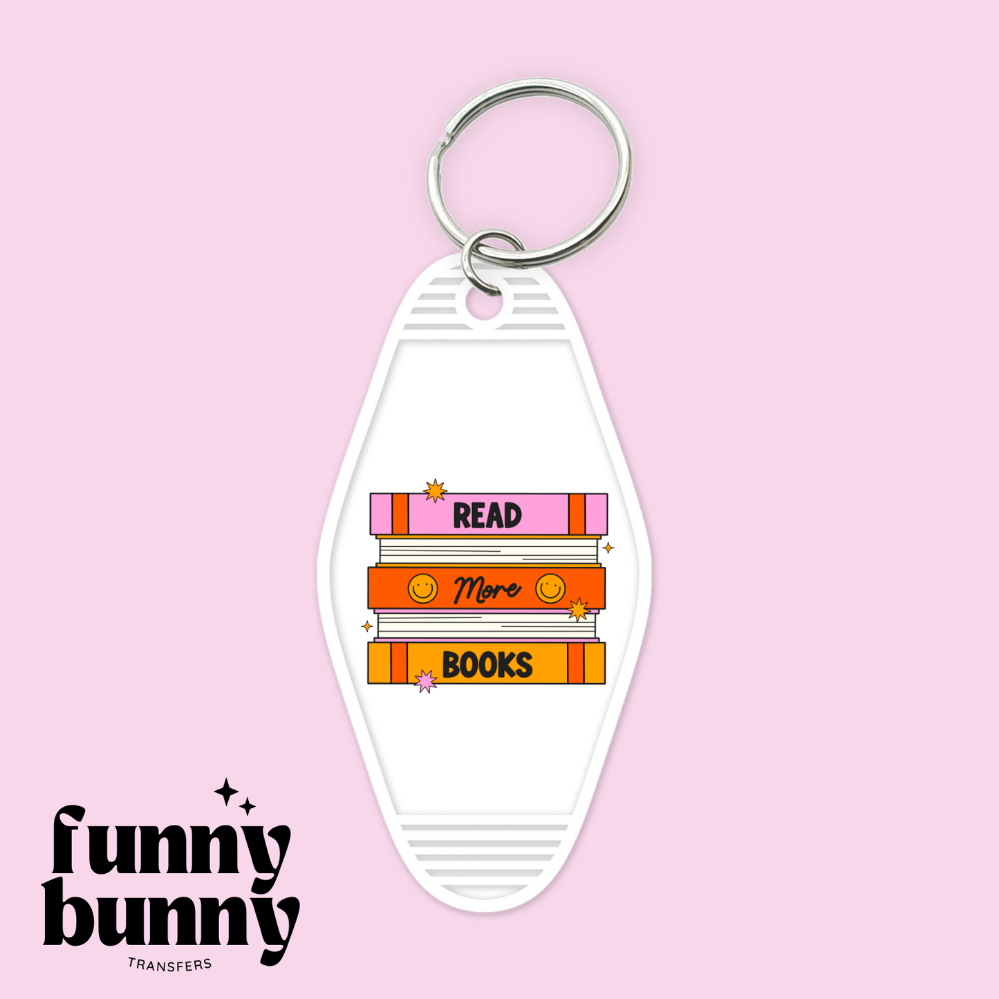 Read More Smiley Books - Motel Keychain