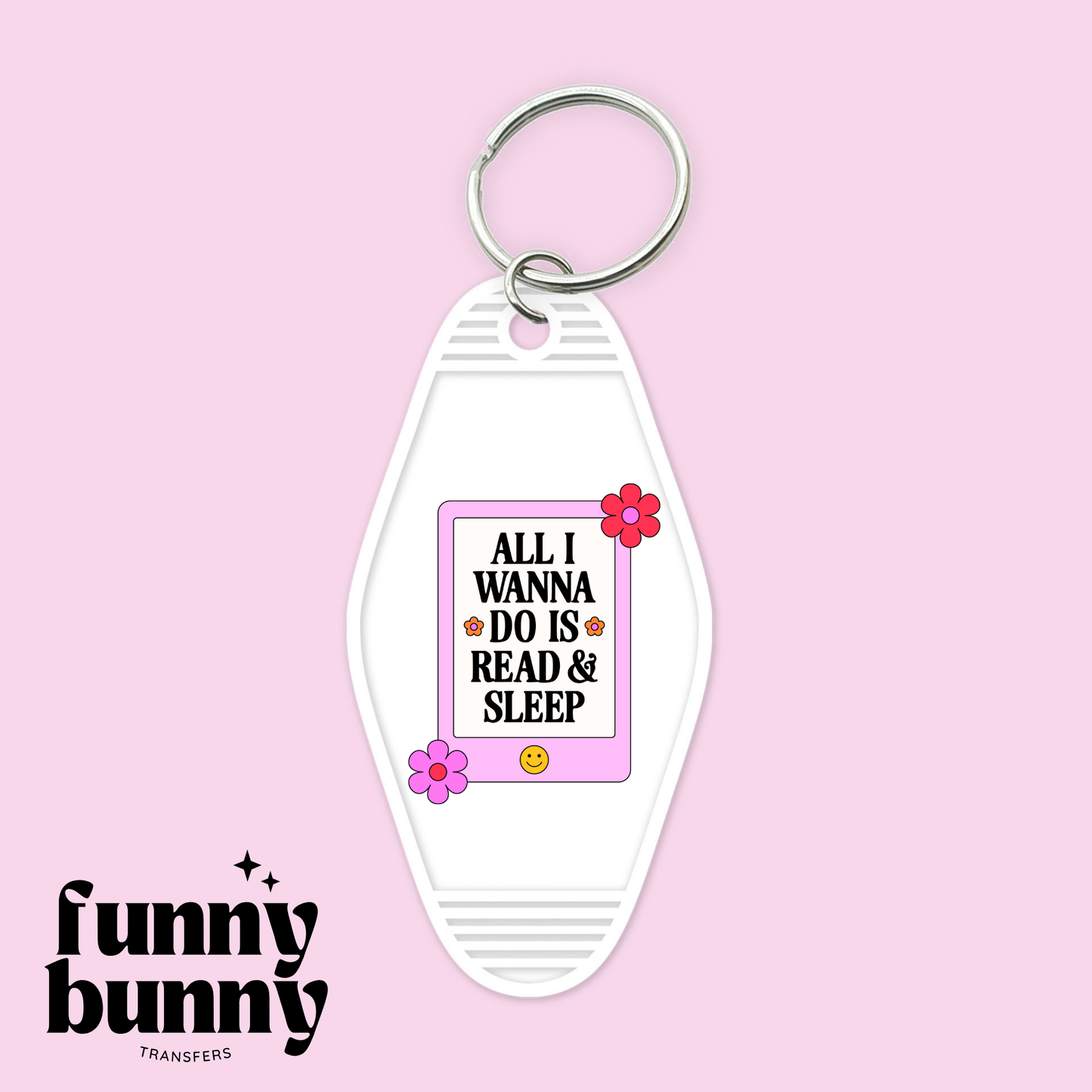 Read & Sleep - Motel Keychain