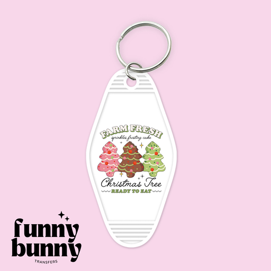 Ready To Eat Sprinkled Trees - Motel Keychain