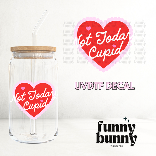 Red Cupid Heart - UVDTF Decal