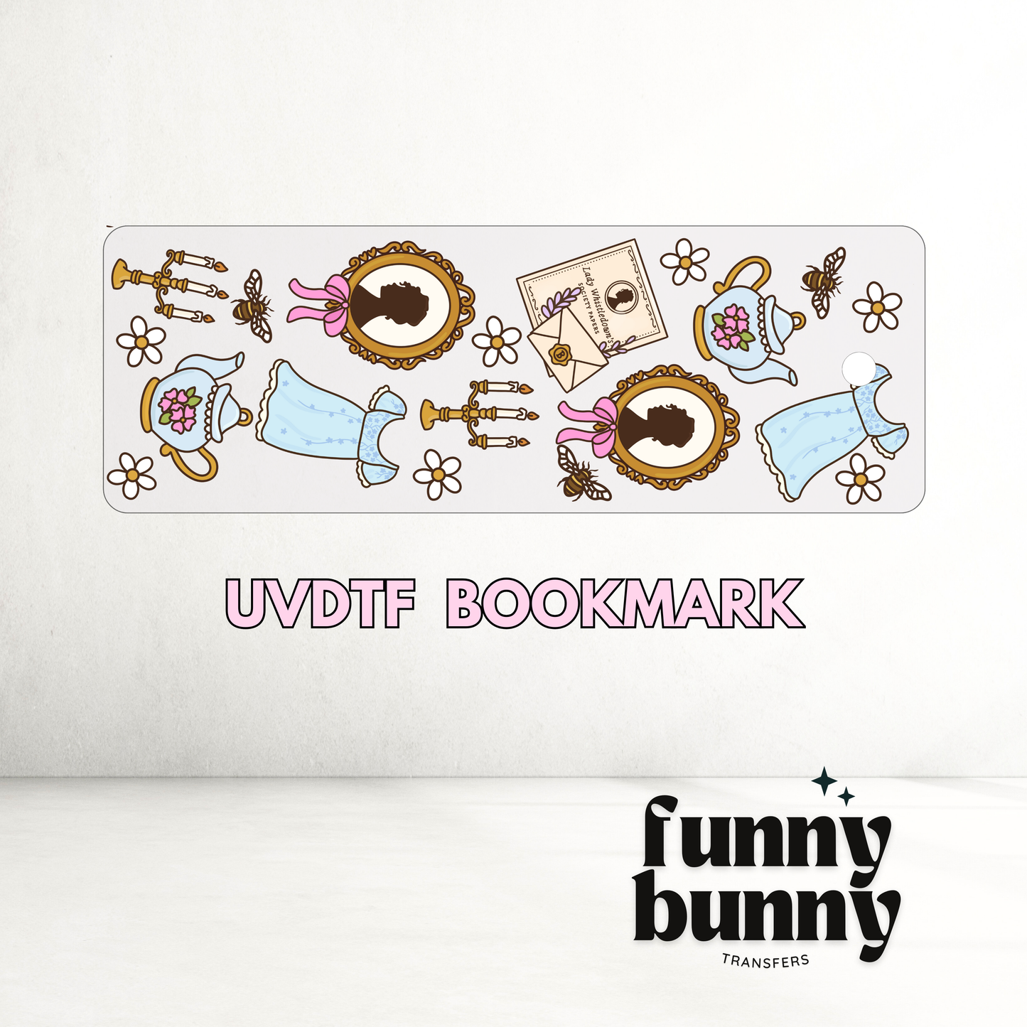 Regency - UVDTF Bookmark Decal