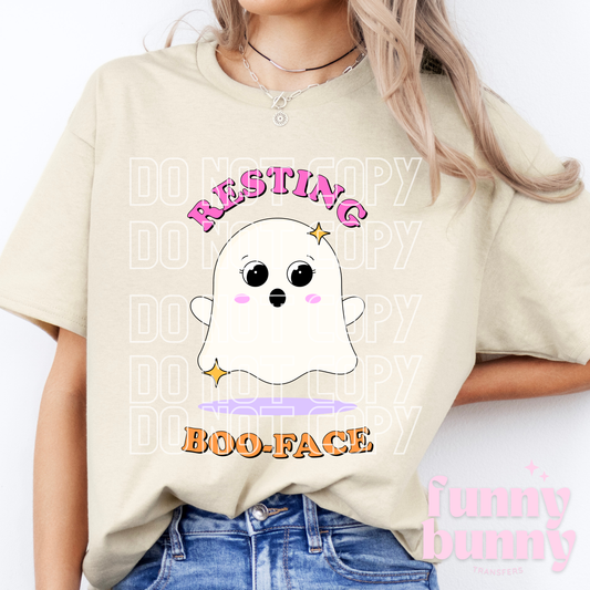 Resting Boo Face - DTF Transfer
