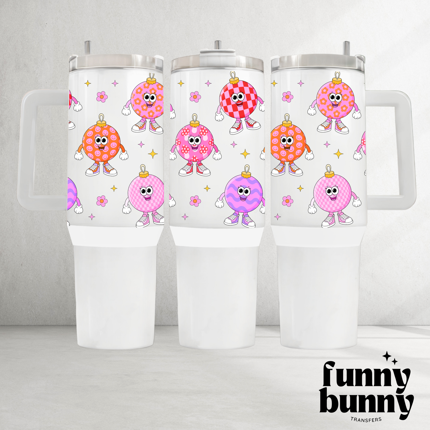 Retro Buddies - 40oz UVDTF Tumbler Wrap