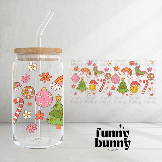 Retro Christmas (EXCLUSIVE) - 16oz UVDTF Cup Wrap